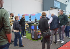 Beer, popping up from a special beer cooler, of course caught the attention of the photographer!